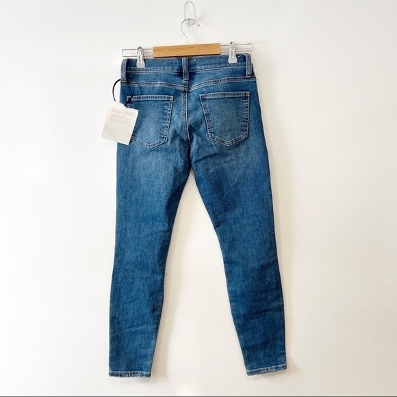 NWT Current/Elliott The Stiletto Jeans in 2 Year Destroy Stretch Indigo - Picture 6 of 13